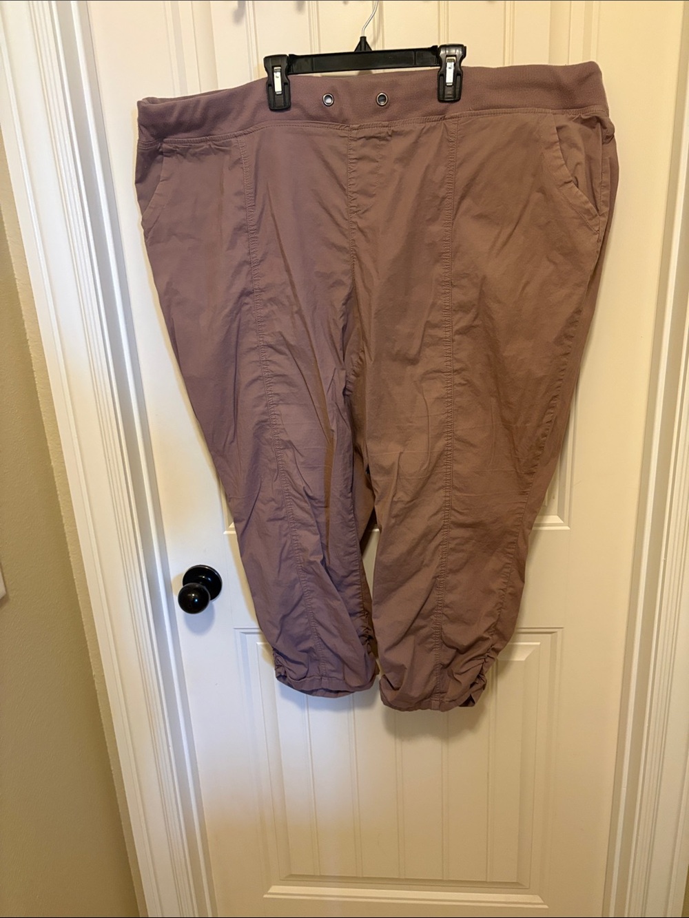Torrid Plus Size 4 Mauve Cropped Drawstring Pants